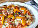 Cooking Class - Homemade Brick Oven Pizza in Indianapolis: pizza with vegetables and meat