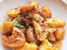 Cooking Class - Beloved Bistro Meal in Northern Suburbs: plate of buttery her roasted potatoes