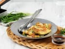 Cooking Class - Make Flaky Scallion Pancakes From Scratch in Boston Proper: plated scallion pancake