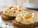 Cooking Class - Festive Breakfast Table - Family Fun in Downtown Dallas: plated egg nest clouds