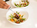 Cooking Class - Spice Up Your Dinner Routine in Manhattan: plating asparagus salad