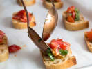 Cooking Class - Handmade Italian Comfort Classics: plating bruschetta