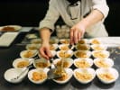 Private Chef - Hibachi After Dark: plating hibachi fare