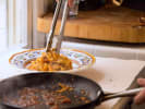 Cooking Class - Fiery Fettuccine Feast: plating pasta