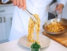 Cooking Class - Handmade Tagliatelle at a Tulsa Taproom: plating pasta