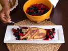Cooking Class - Southern Fried Chicken: plating pound cake
