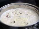 Cooking Class - The Art of Homemade Pasta: pot of fresh Alfredo sauce
