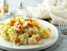 Cooking Class - Dad's Signature BBQ Sauce Cookout: potato salad with egg and bacon