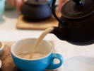 Cooking Class - Seasonal Baking Feast in Northern Suburbs: pouring chai milk tea