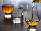 Online Mixology Class - Tequila and Mezcal Tasting: pouring tequila into a snifter
