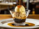 Cooking Class - Vibrant Winter Pasta Feast in Northern Virginia: pouring Caramel over and Vanilla Affogato