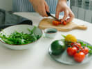Cooking Class - Romantic Parisian Feast - Date Night in Manhattan: preparing a salad