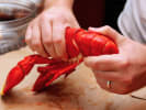 Cooking Class - New England Coastal Classics in Manhattan: preparing lobster
