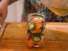 Cooking Class - The Art of Pickling in San Francisco: preparing mason jar