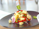 Team Building Cooking Class - Master Hearty Italian in Downtown Dallas: preparing panzanella salad