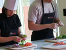 Cooking Class - Biryani and South Indian Classics in East Bay: preparing veggies