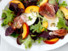 Cooking Class - Italian Essentials From Scratch in East Bay: prosciutto and stone fruit salad with peaches