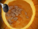 Cooking Class - Pumpkin Carving and Pasta Making: pumpkin carving with seeds