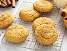 Cooking Class - Decadent Pumpkin Baking Favorites + Mason Cash Pumpkin Bowl in Downtown Dallas: pumpkin snickerdoodles on a baking tray