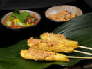 Cooking Demonstration - Thai Dinner in San Francisco: Chicken skewers