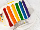 Cooking Class - Baking Colors of the Rainbow in Northern Virginia: rainbow cake slice