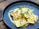 Cooking Class - Elevated Vegetarian Cuisine in The Bronx: ravioli in brown butter garlic sauce