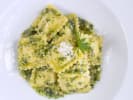 Team Building Cooking Class - Handmade Pasta the Italian Way in Denver: ravioli in pesto sauce