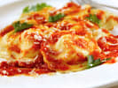 Cooking Class - Homemade Ravioli Pasta and More: ravioli in tomato sauce