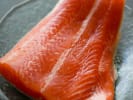 Cooking Class - Characteristics of French Cookery: raw salmon