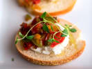 Cooking Class - Master Sous Vide Techniques: red pepper and feta crostini