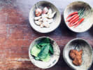 Online Cooking Class - Red Curry Salmon and Thai Tea: red thai curry ingredients