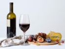 Virtual Wine Tasting - Festive European Winter Wonderland Wine: red wine and cheese with fruit