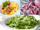 Cooking Class - Vibrantly Colored Homemade Pasta: regular pasta, pink pasta and green pasta