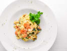 Online Cooking Class - Traditional Risotto and Panna Cotta: risotto with zucchini and shrimp