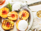 Cooking Class - Fine Italian Dining: roasted peaches for dessert with vanilla ice cream