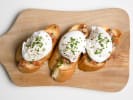 Cooking Class - Italian Christmas Cooking for Singles in Atlanta: roasted tomato bruschetta with burrata