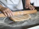Team Building Cooking Class - Baking and Chocolate Making: rolling dough