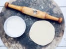 Cooking Class - Vegetarian Indian Classics in Northern Suburbs: rolling pin flour and dough for indian flatbread
