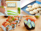 Team Building Cooking Class - Modern Asian Flavors in Kansas City: rolling sushi almond cookies salmon and avocado maki