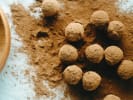 Online Cooking Class - Chocolate Ganache Workshop: rolling truffle balls in cocoa powder