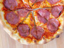 Cooking Class - Home Style Pizza in San Francisco: salami pizza