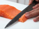 Team Building Cooking Class - From Japan to Your Table in Toronto: salmon knife skills