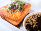 Cooking Class - Japanese Soup and Noodle Favorites: salmon seared and poached