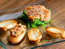 Cooking Class - Argentine-Italian Fusion in DC: salmon tartare