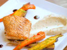 Cooking Class - Fresh Fare From the Mediterranean: salmon with braised carrots