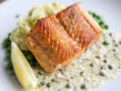 Online Couples Cooking Class - Heart Healthy Seafood Feast: salmon with dill and capers