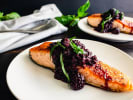 Cooking Class - Master Fresh Coastal Summer Cooking in Boulder: salmon with blackberry sauce