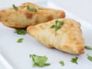 Cooking Class - Indian Comfort Classics in Queens: samosas on a plate