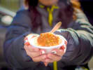 Food Tour - Exploring the Mission District in San Francisco: san francisco   person enjoying an italian cookie on a food tour