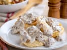 Cooking Class - Brunch the Southern Way in Austin: sausage gravy and buttermilk biscuits
